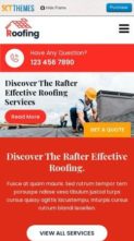 SKT Roofing (screenshot mobile)