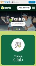 SKT Tennis Club (screenshot mobile)