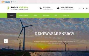 Solar Energy (SKT Themes) - (screenshot desktop)