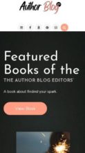 Author Blog Pro (screenshot mobile)