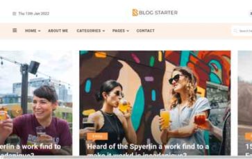 Blog Starter Pro (screenshot desktop)
