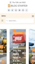 Blog Starter Pro (screenshot mobile)