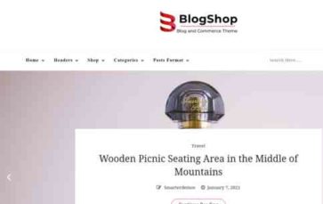 BlogShop Pro (screenshot desktop)