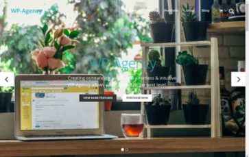 WP-Agency (screenshot desktop)