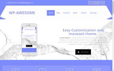 WP-Awesome (screenshot desktop)