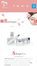 WP-Cosmetic (screenshot mobile)
