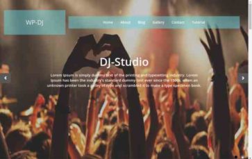 WP-DJ (screenshot desktop)