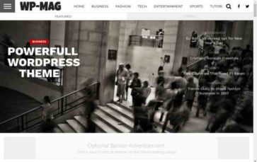 WP-Mag (screenshot desktop)