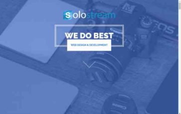 WP Solo One Page (screenshot desktop)