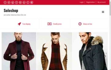 WP-SoloShop (screenshot desktop)