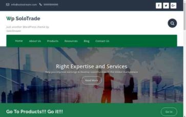 Wp-SoloTrade (screenshot desktop)