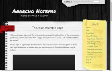 Anarcho Notepad (screenshot desktop)