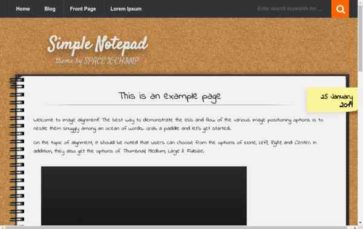 Simple Notepad (Space X-Chimp) - (screenshot desktop)