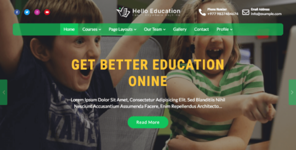 Hello Education (Sparkle Themes)