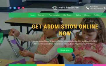 Hello Education (screenshot desktop)