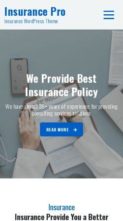 Insurance Pro (Sparkle Themes) (screenshot mobile)