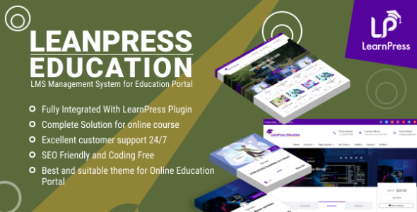 Learn Press Education Pro (Sparkle Themes)