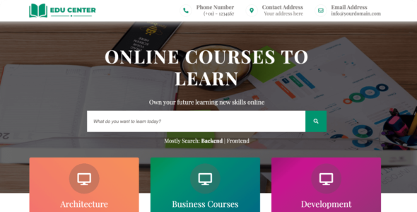 Online EduCenter Pro (Sparkle Themes)