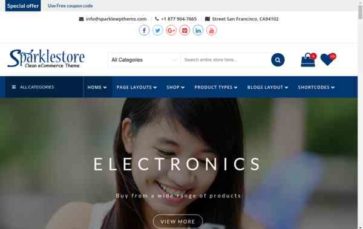 SparkleStore Pro (screenshot desktop)