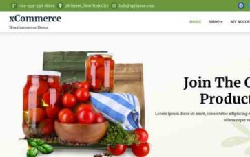 xCommerce (screenshot desktop)