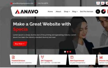 Anavo (screenshot desktop)