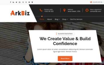 ArkBiz (screenshot desktop)
