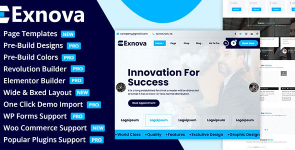 Exnova (Specia Theme)