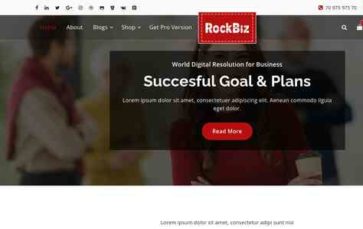 RockBiz (screenshot desktop)