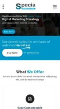 Specia (screenshot mobile)