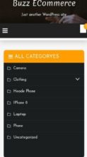 Buzz eCommerce (screenshot mobile)