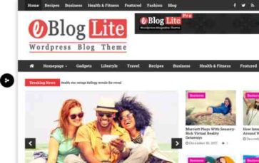 eBlog Lite Pro (screenshot desktop)