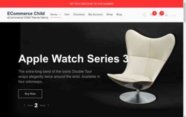 eCommerce Child (screenshot desktop)