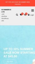 eCommerce Lite (screenshot mobile)