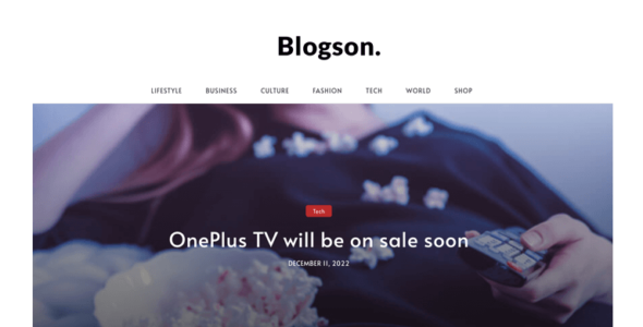 BlogSon Pro (Spiracle Themes)