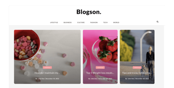 BlogSon (Spiracle Themes)