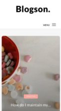 BlogSon (screenshot mobile)