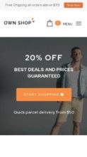 Own Shop Lite (screenshot mobile)