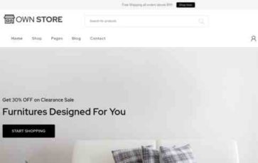 Own Store (screenshot desktop)