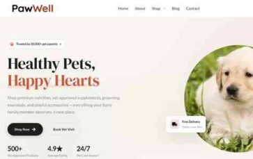 PawWell (screenshot desktop)