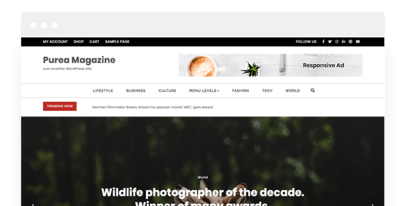 Purea Magazine Pro (Spiracle Themes)
