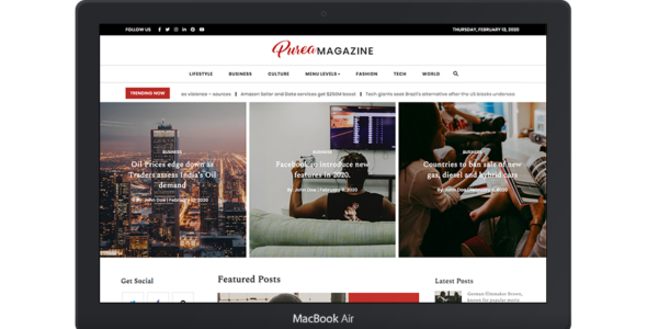 Purea Magazine (Spiracle Themes)
