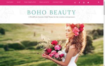 Boho Beauty (screenshot desktop)