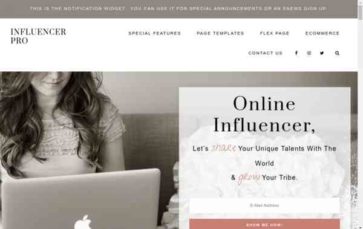 Influencer Pro (Stephanie Hellwig) - (screenshot desktop)