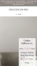 Influencer Pro (Stephanie Hellwig) - (screenshot mobile)