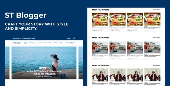 ST Blogger Pro (StrivioThemes)