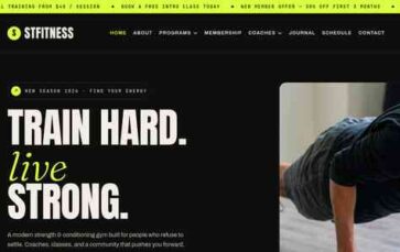 ST Fitness Pro (screenshot desktop)
