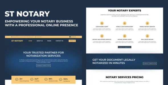 ST Notary Pro (StrivioThemes)