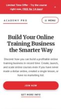 Academy Pro (StudioPress) - (screenshot mobile)