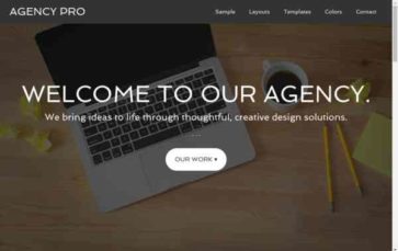 Agency Pro (StudioPress) - (screenshot desktop)