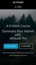 Altitude Pro (screenshot mobile)